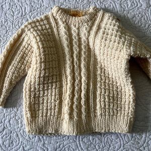 Handmade Irish Wool Sweater (Toddler)